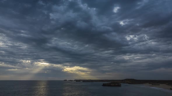 Timelapse of Australian coast