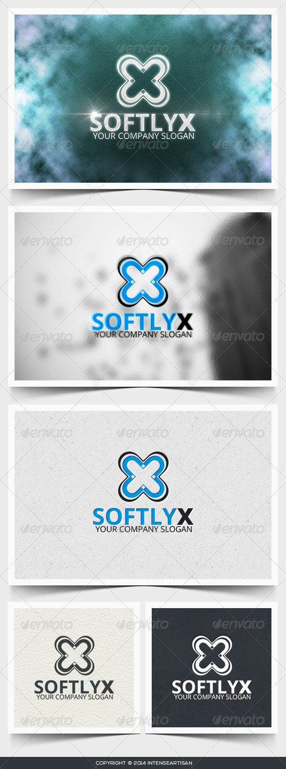 Softly-X Logo Template
