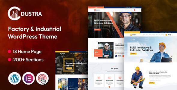 Dustra - Factory Industrial WordPress Theme