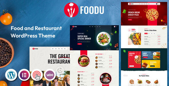 Foodu – Food & Restaurant WordPress Theme