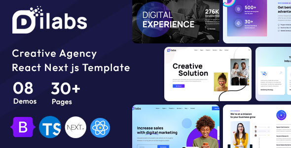 Dilabs - Creative Agency & Portfolio Next.js Template