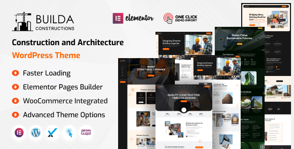 Builda - Construction and Architecture WordPress Theme