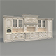 Ornate Victorian Style Kitchen Cabinet - 3DOcean Item for Sale
