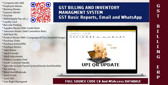 GST Billing Software With Full Source Code