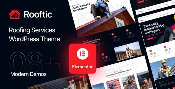 Rooftic - Roofing Services WordPress Theme