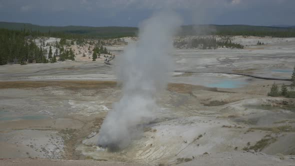 Steam vent at Yellowstone National Park