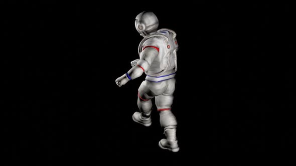 Astronaut trying to walk