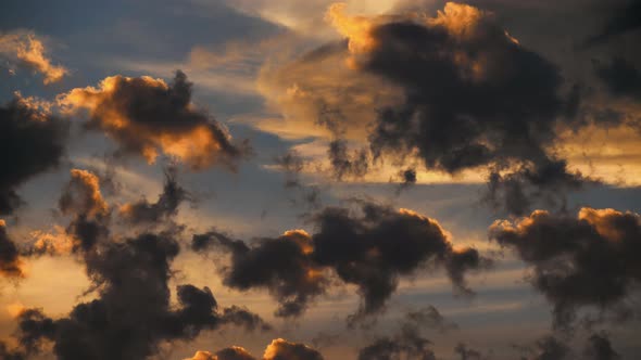 Cloudy sky, southern France