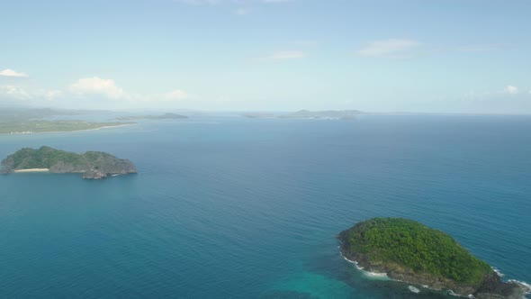 Seascape of Caramoan Islands, Camarines Sur, Philippines