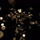 Looped Lots Of Gold Bitcoins Flying To Camera In Slow Motion With Luma Matte - VideoHive Item for Sale