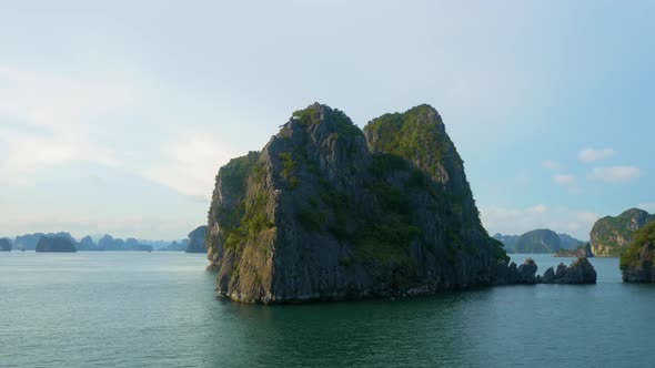 Tropical Islands of Halong Bay Vietnam