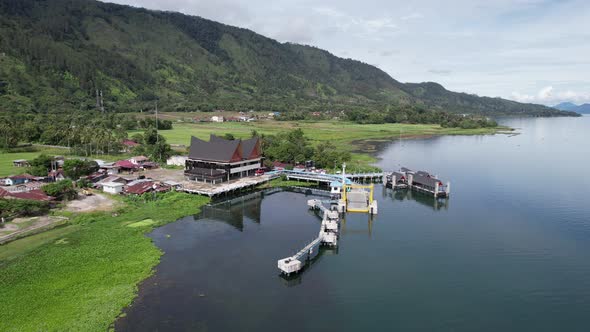 Ferry Ship in Toba Lake