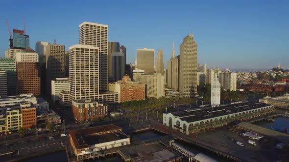 Aerial San Francisco Skyline