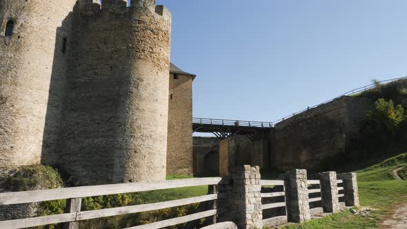 Outside walls of Khotyn Fortress