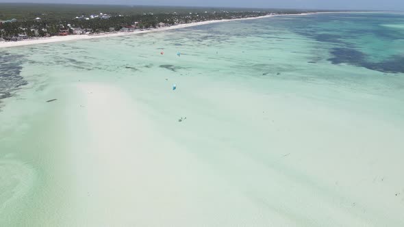 Zanzibar Tanzania  Aerial View of the Indian Ocean