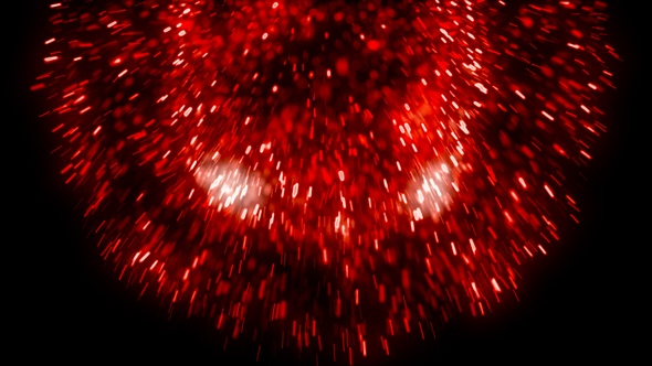 Red Particles Explosion V7