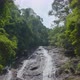 Tropical waterfall rain forest good nature jungle above mountain - VideoHive Item for Sale