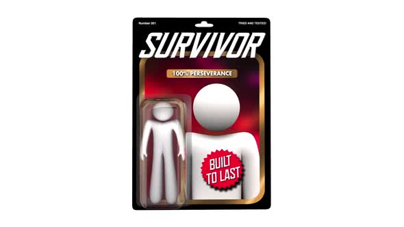 Survivor Persistence Resilience Action Figure Person Built To Last 3d Animation