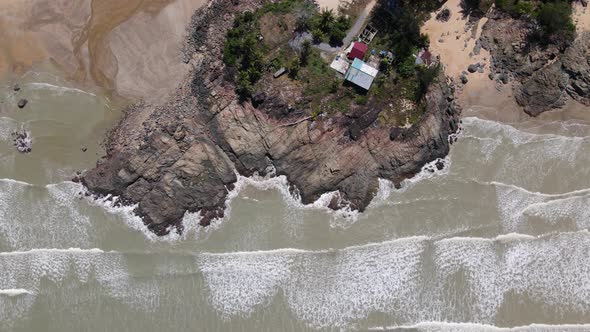 The Beaches at the most southern part of Borneo Island