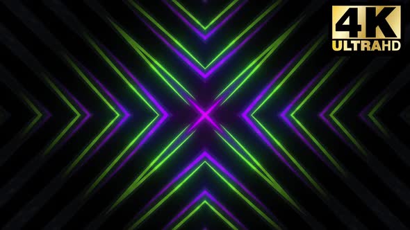 5 Colorful Abstract Shape  Vj Loop Pack