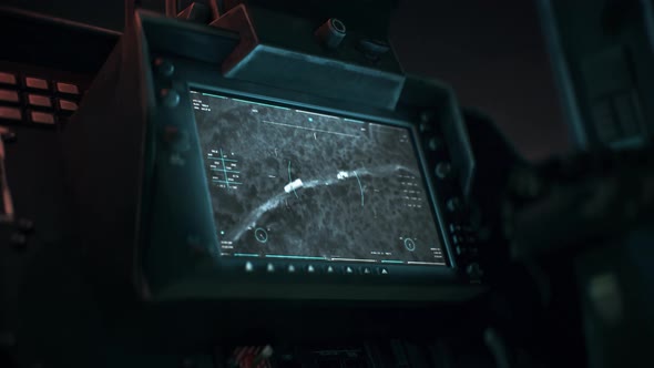 The Army is launching a rocket attack on the enemy at the warfare territory alt