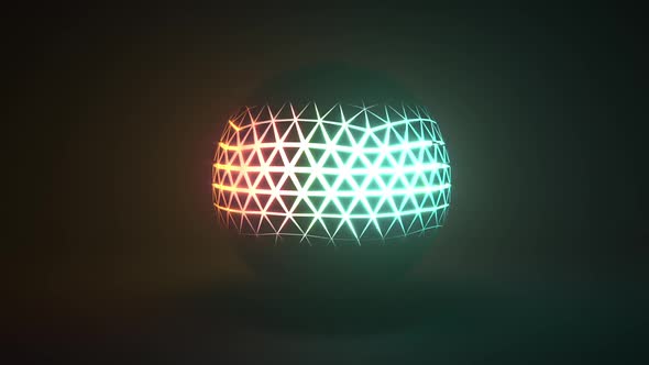 Abstract Glowing Sphere