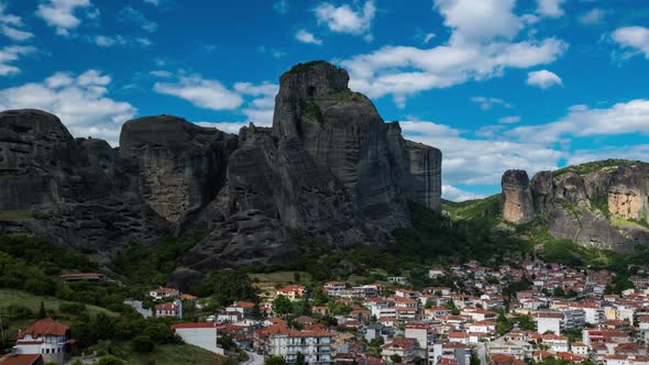 Landscape of Meteora in Greece