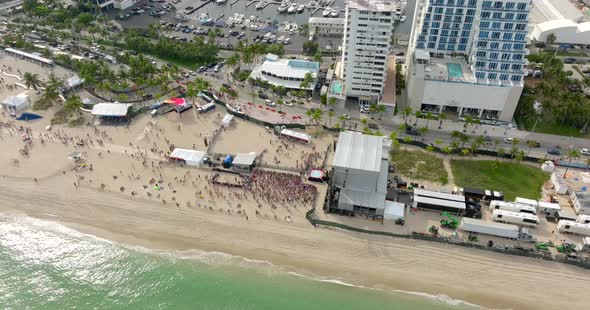 2021 Tortuga Music Festival Fort Lauderdale. 5k Aerial Drone Video