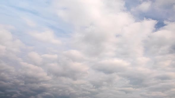 Sky with Floating Thick Rainclouds