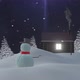 Chilled Snowy Winter With A Snowman: Lofi Animation - VideoHive Item for Sale