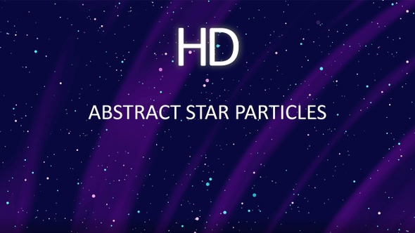 Abstract Starburst Particles