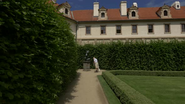 Sculpture in Wallenstein Garden