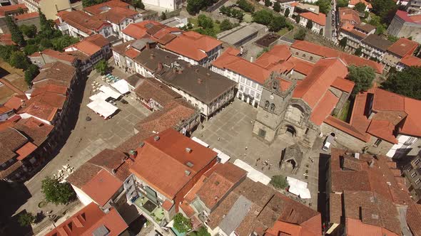 Aerial View of Guimarães, Portugal