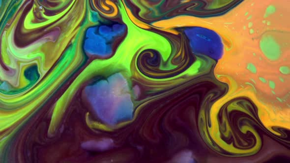 Abstract Colorful Paint Ink Explode Diffusion Psychedelic Movement 22