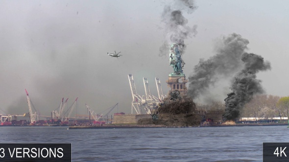 Statue of Liberty Destroyed Under Attack Pack