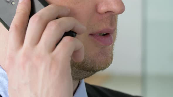 Close Up of Businessman Calling on Smartphone 22