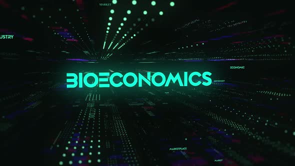 Sci Fi Digital Economics Word Bioeconomics