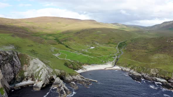 The Amazing Coastline at Port Between Ardara and Glencolumbkille in County Donegal  Ireland