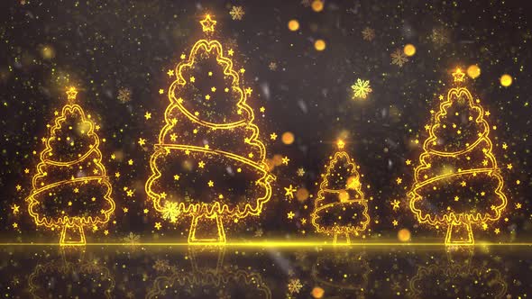 Christmas Trees Background 5