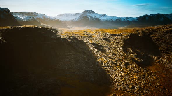 Small Lakes in Canada Near Mountains