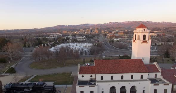 Boise Train Depot Fly by