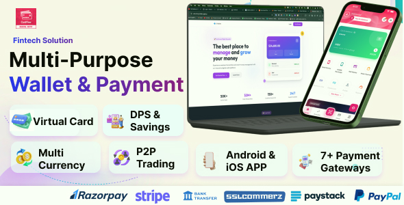 CardFlow - Multi-Purpose Fintech Wallet & Payment Platform (Web + Mobile)
