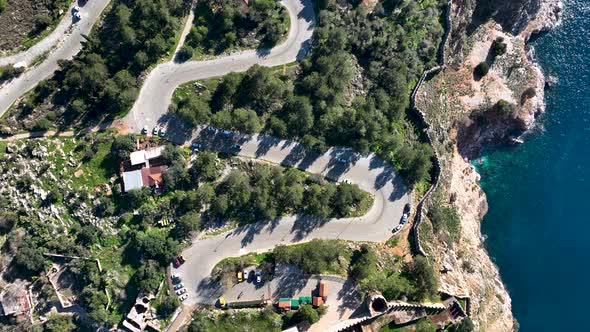 Alanya Castle Alanya Kalesi Aerial View