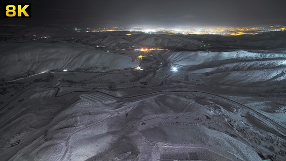 Snowy Winter Night