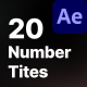 Number Counting Titles - VideoHive Item for Sale