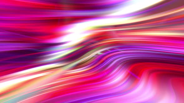 Abstract 4k Colorful Line  Flowing Waves Animation Background