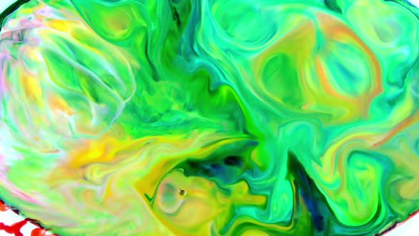 Abstract Colorful Sacral Liquid Waves Texture 874