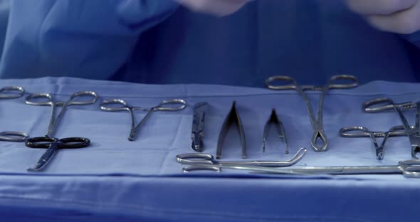 Medical professional working at a hospital alt