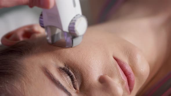 Female Patient in Beauty Salon