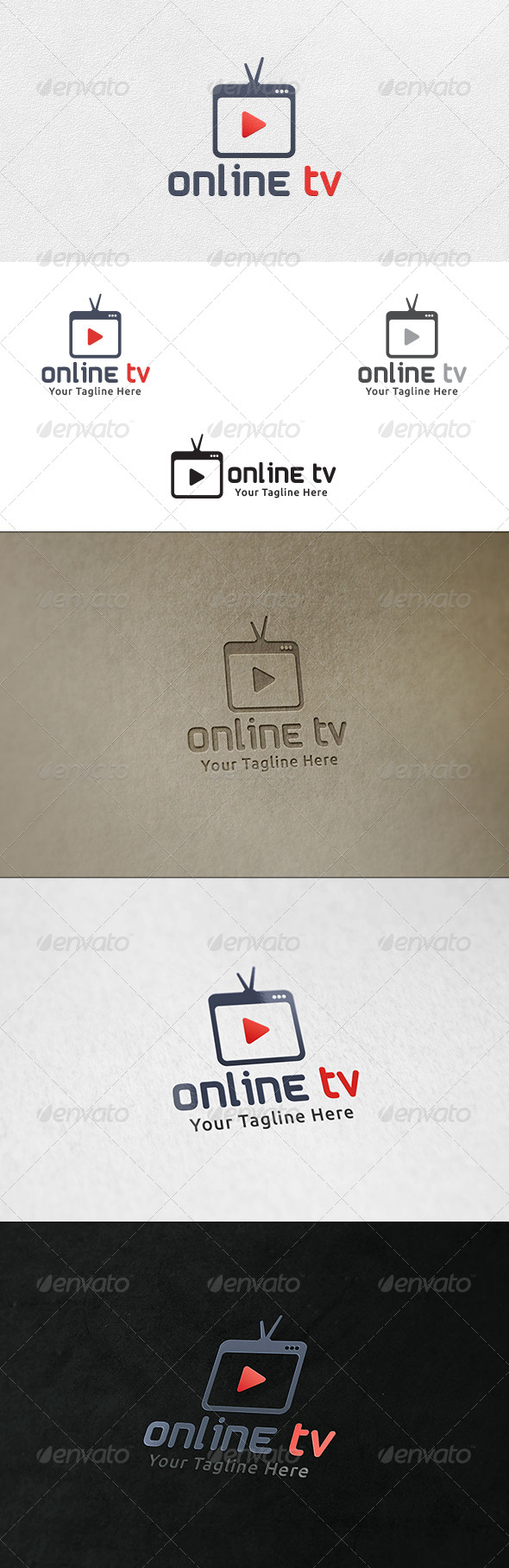 Online TV - Logo Template